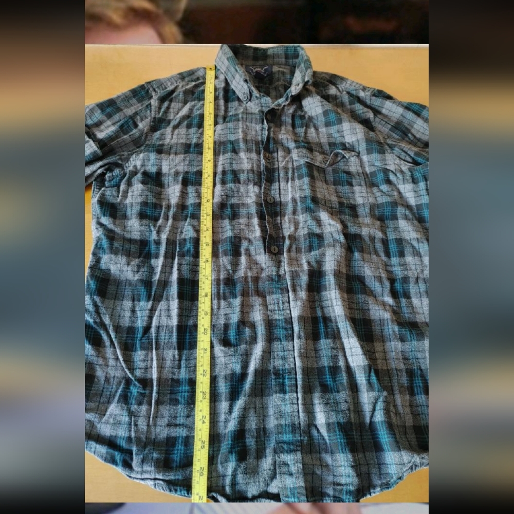 American Eagle Outfitters Slim Fit Flannel Shirt - Picture 2 of 5